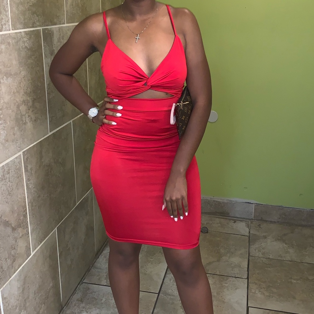 Red dress
